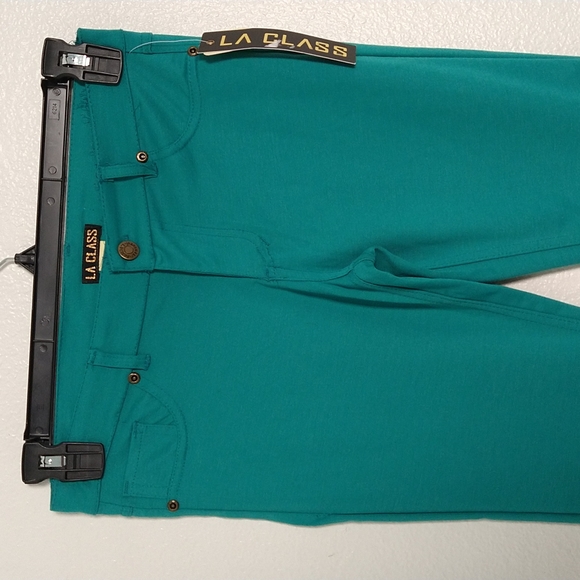 Aqua Bluish Green Pants - Picture 2 of 4